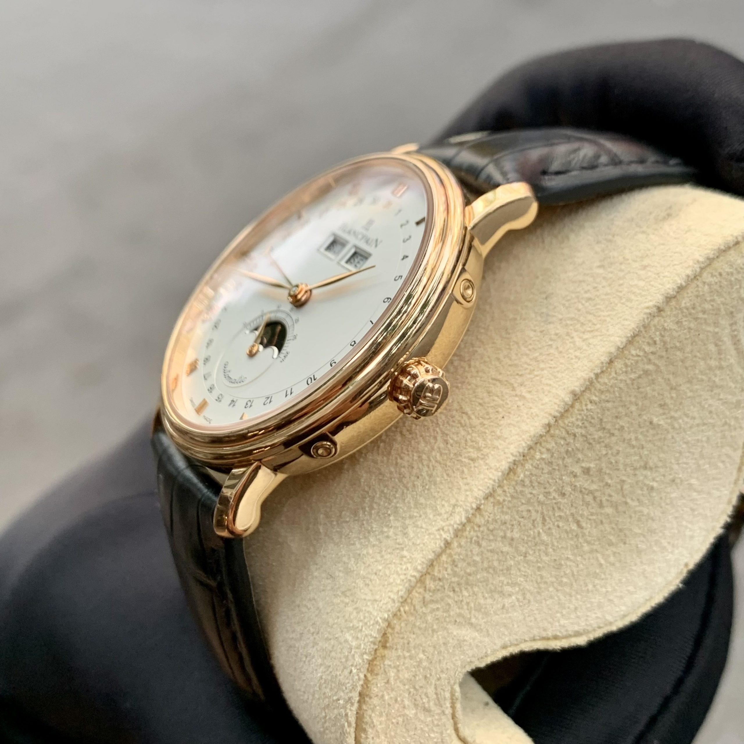 ng h Nam Blancpain Villeret 6263 3642 55B size 37 6mm fullbox